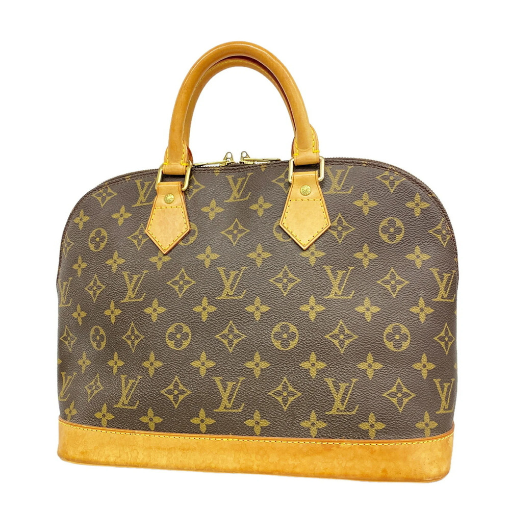 Louis Vuitton Alma Monogram Handbag M51130 Brown Women's